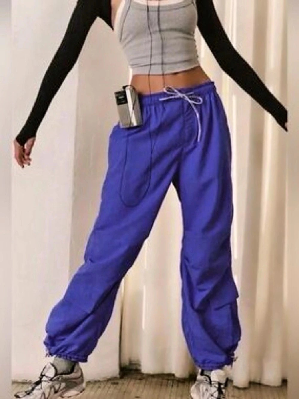 Free the people movement  Onset Pull-On Cargo Pants Blue